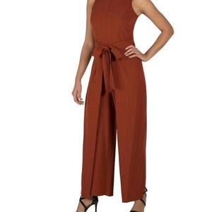 Julia Jordan sleeveless jumpsuit Burnt Orange Size 8
